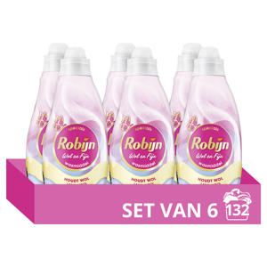 Wol & Fijn vloeibaar wasmiddel - 6 x 22 wasbeurten - 132 wasbeurten