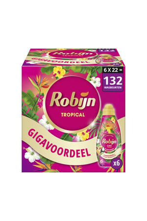 Tropical vloeibaar wasmiddel - 6 x 22 wasbeurten - 132 wasbeurten