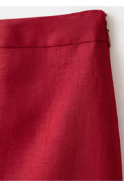 thumbnail: Mango linnen kokerrok rood