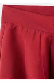 thumbnail: Mango wide leg regular waist broek rood