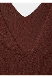 thumbnail: Mango midi jurk donkerrood