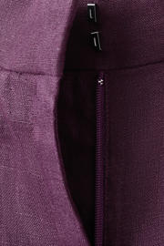thumbnail: Mango straight regular waist broek met linnen