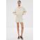 Mango bomberjack met stippen beige