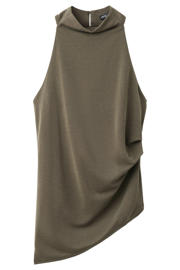 thumbnail: Mango asymmetrische top groen