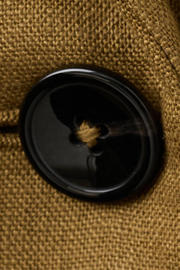 thumbnail: Mango regular blazer met linnen olijfgroen