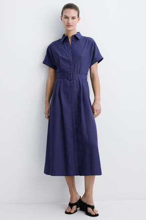 blousejurk marineblauw