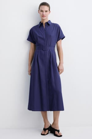 blousejurk marineblauw