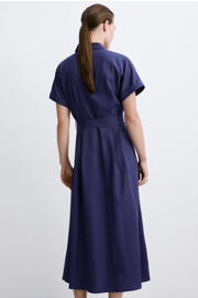 thumbnail: Mango blousejurk marineblauw