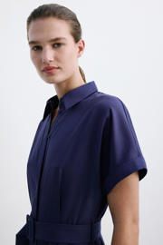 thumbnail: Mango blousejurk marineblauw