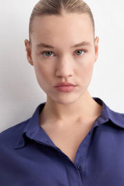 thumbnail: Mango blousejurk marineblauw