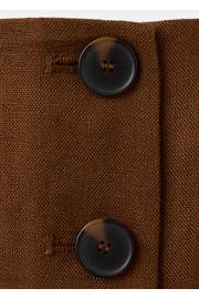 thumbnail: Mango gilet met linnen bruin