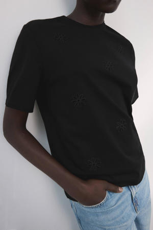 T-shirt zwart