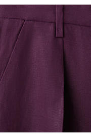 thumbnail: Mango linnen korte broek paars