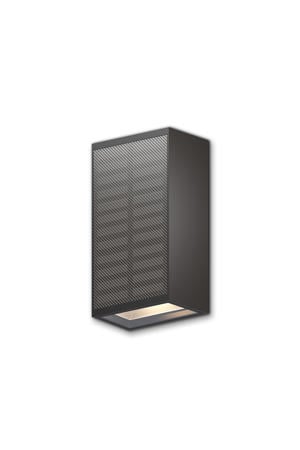 Birindisi Solar wandlamp – zwart