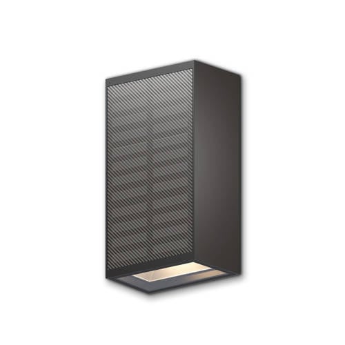 Calex Birindisi Solar wandlamp zwart