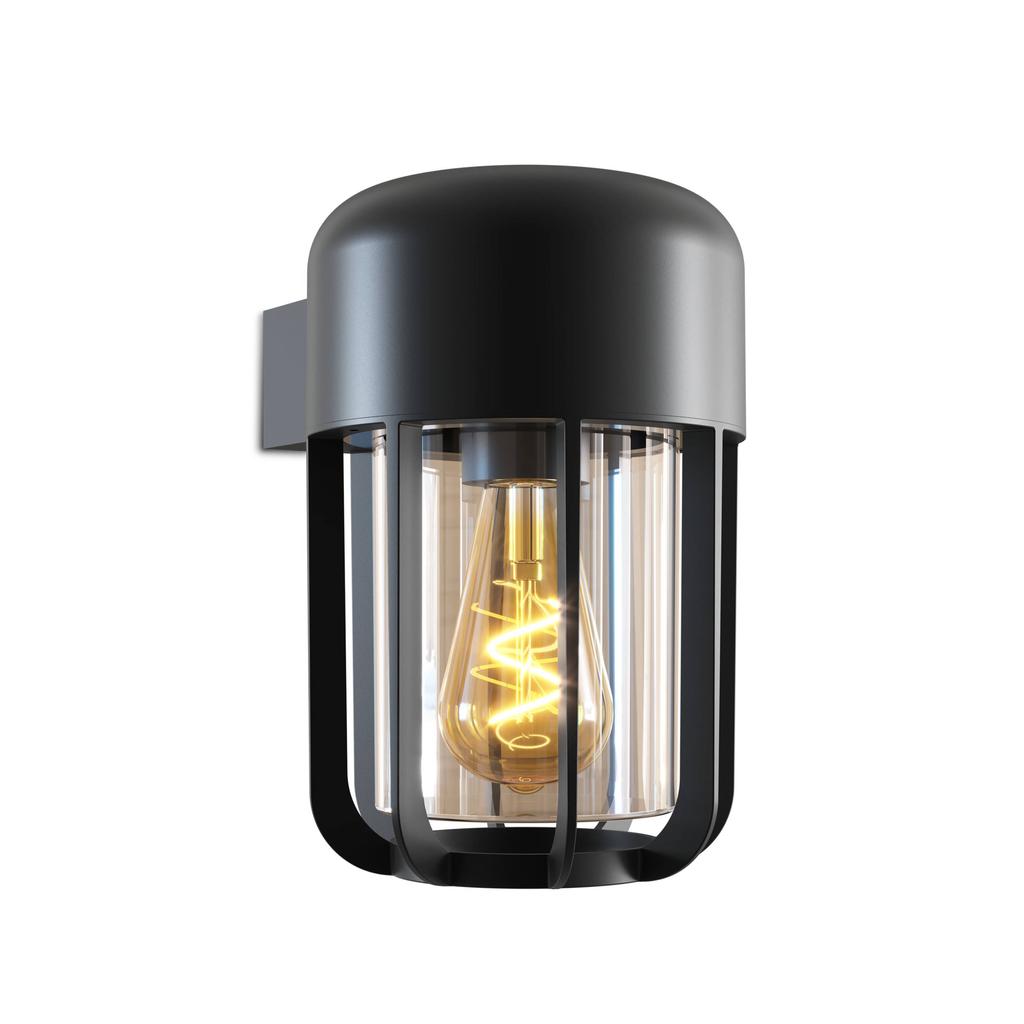 Calex Faenza Outdoor wandlamp – E27 – zwart
