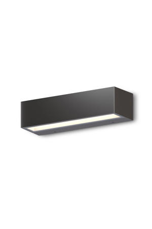 Modena wandlamp – 26cm – zwart