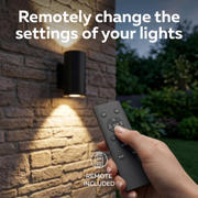 thumbnail: Calex Valmer 2-pack wandlamp - Up & Down – zwart