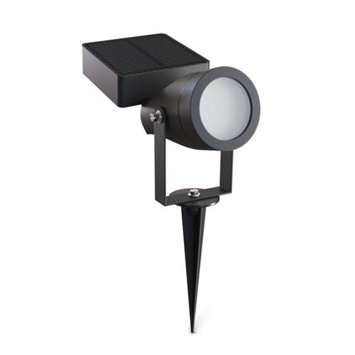 Calex Cesena Solar spotlight zwart