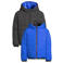 Orange Stars reversible gewatteerde winterjas - antraciet