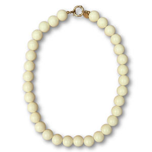 gold plated ketting Wilma lichtgeel