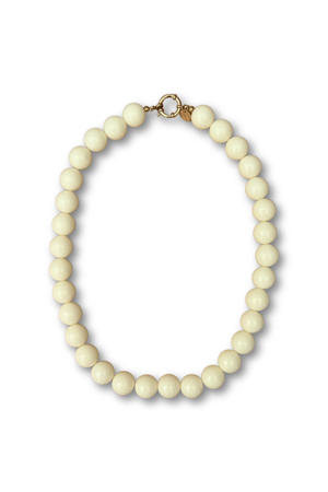 gold plated ketting Wilma lichtgeel