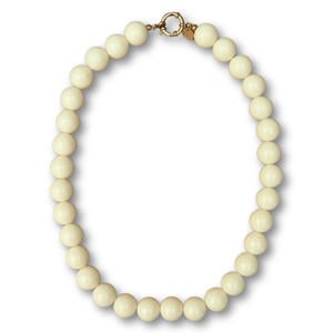 gold plated ketting Wilma lichtgeel
