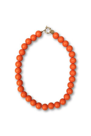 gold plated ketting Wilma oranje