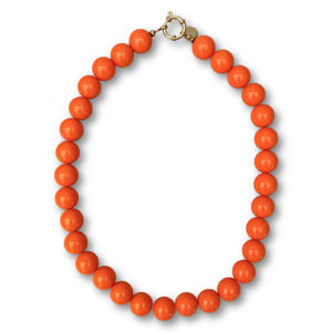 gold plated ketting Wilma oranje