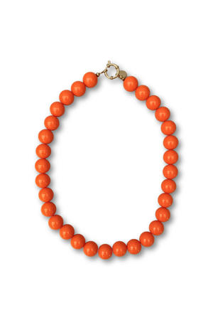 gold plated ketting Wilma oranje