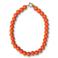 Bonnie Studios gold plated ketting Wilma oranje