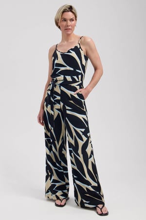 jumpsuit travelstof zwart