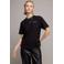 Pink Noir T-shirt met backprint zwart
