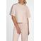 NIK&NIK boxy T-shirt met logo en contrastbies - beige