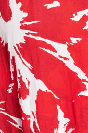 thumbnail: POM Amsterdam gebloemde jumpsuit rood