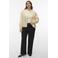 VERO MODA CURVE bomberjack met zebraprint lichtgeel