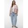 VERO MODA CURVE bomberjack met zebraprint roze