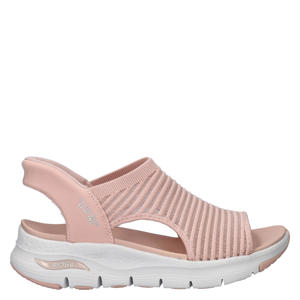 Hands Free Slip-In Arch Fit chunky sandalen lichtroze