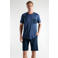 CECEBA bamboe shortama - blauw
