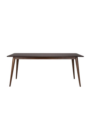 Dutchbone Elroy Eettafel 180x80 cm Hout Walnootkleur Bruin