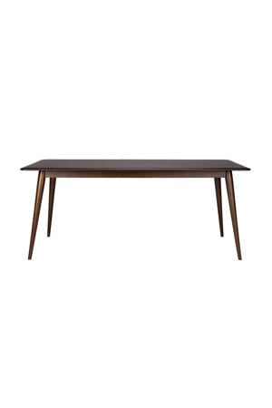 Dutchbone Elroy Eettafel 180x80 cm Hout Walnootkleur Bruin