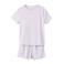 Mango Kids shortama lila fijn gebreid