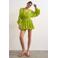 TOPSHOP mini jurk - limegroen
