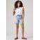 Levi's high waist short light blue denim