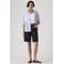 Levi's denim wide leg regular waist short black denim