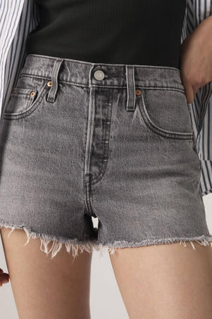 Levi's® Korte mom fit jeans in 5-pocketmodel in lichtblauw online kopen | P&C