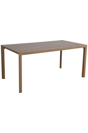  Garden Impressions Felini tuintafel aluminium - 160x84 cm - light teak look