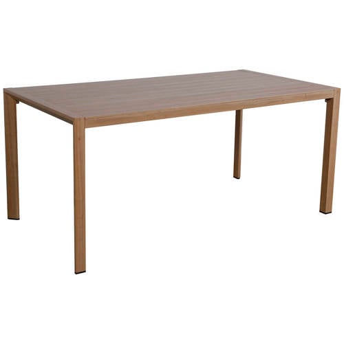 Garden Impressions Garden Impressions Felini tuintafel aluminium - 160x84 cm - light teak look afbeelding