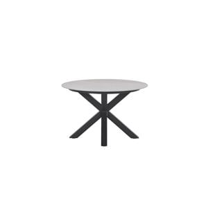 Lowland tafel - Ø120 cm - carbon black - Centostone Napoli sand