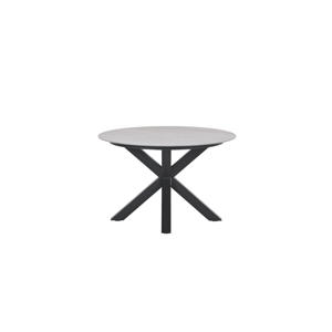  Lowland tafel - Ø120 cm - carbon black - Centostone Napoli sand